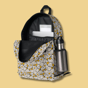 Sac À Dos Imprimé Impression de bloc botanique floral rétro