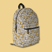 Sac À Dos Imprimé Impression de bloc botanique floral rétro