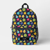 Sac À Dos Imprimé Impression de fruits de Kawaii (Recto)