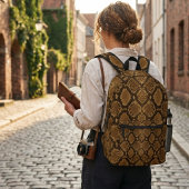 Sac À Dos Imprimé Impression de peau de python