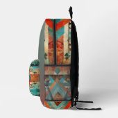 Sac À Dos Imprimé Impression de style amérindien - Monogramme (Droite)