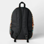 Sac À Dos Imprimé Impression de style amérindien - Monogramme (Verso)