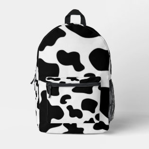 Sac À Dos Imprimé Impression de vache noire et blanche