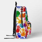 Sac À Dos Imprimé Impression manuelle colorée (Gauche)