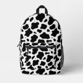 Sac À Dos Imprimé Impression vache noir et blanc (Recto)