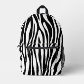 Sac À Dos Imprimé Impression Zebra (Recto)