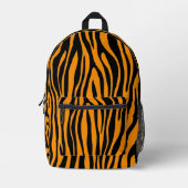 Sac À Dos Imprimé Impression zèbre orange de Princeton (Recto)