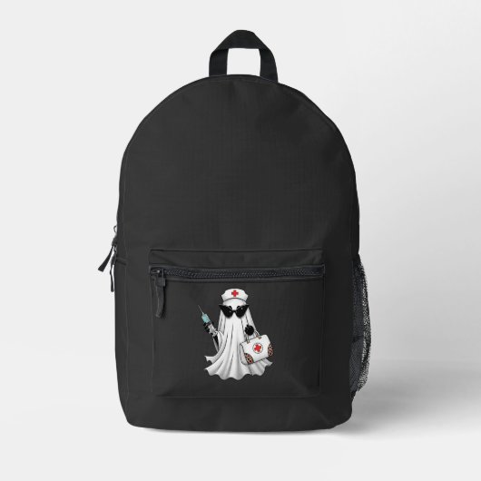 Sac À Dos Imprimé Infirmière fantôme Halloween (Recto)