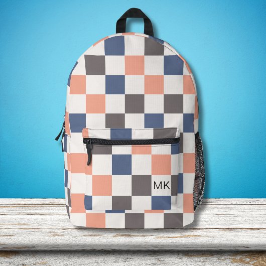 Sac À Dos Imprimé Initiales Monogrammes pour tableau de contrôle pou