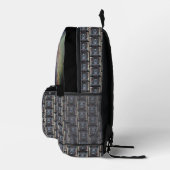 Sac À Dos Imprimé Intense face de lama noire personnalisée (Droite)