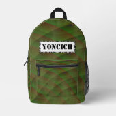 Sac À Dos Imprimé Interférence de Moldy par Kenneth Yoncich (Recto)
