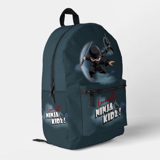 Sac À Dos Imprimé Invincible Ninja Kidz | (Coin arrière gauche)