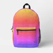 Sac À Dos Imprimé Ipanema Arc-en-ciel Hypnotique Diamant Moderne Pop (Recto)
