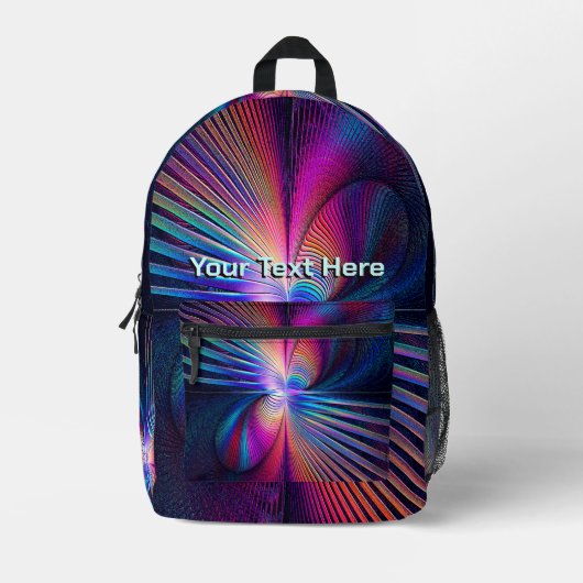 Sac À Dos Imprimé Iridescence structurelle (Recto)