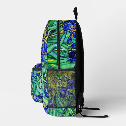 Sac À Dos Imprimé Irises by Vincent Van Gogh (Droite)