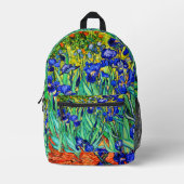 Sac À Dos Imprimé Irises by Vincent Van Gogh (Recto)