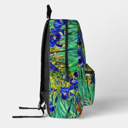 Sac À Dos Imprimé Irises by Vincent Van Gogh (Gauche)