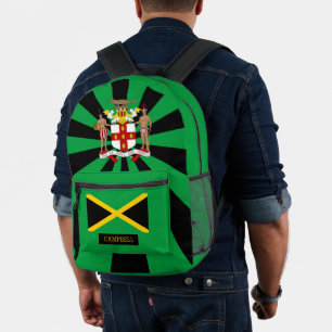 Sac À Dos Imprimé Jamaïcain, jamaïcain, drapeau mode / Patriotes