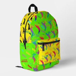 Sac À Dos Imprimé Jazz Musiciens Retro Music Blues Party Anniversair