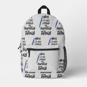 Sac À Dos Imprimé Je Fais Toujours Le Logo De L'Auteur Amusant De L'