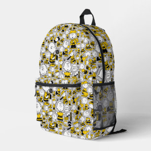Sac À Dos Imprimé Je Suis Charlie Motif Brown