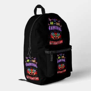 Sac À Dos Imprimé Je Suis L'Attraction Du Carnaval