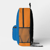 Sac À Dos Imprimé JÉSUS - Bleu et Orange (Droite)