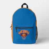 Sac À Dos Imprimé JÉSUS - Bleu et Orange (Recto)