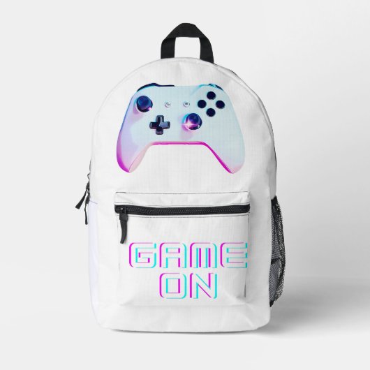 Sac À Dos Imprimé Jeu (Recto)