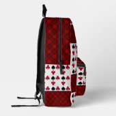 Sac À Dos Imprimé Jeu de carte de poker (Gauche)