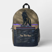 Sac À Dos Imprimé John Frew - Grizzly Bear (Recto)
