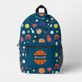 Sac À Dos Imprimé Joli Champion de Sport Moderne Personnalisé Enfant