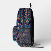 Sac À Dos Imprimé Joli chic fleurs abstraites arrière - plan (Droite)