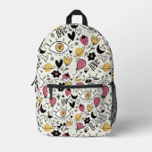 Sac À Dos Imprimé Joli Doodle Love (Recto)