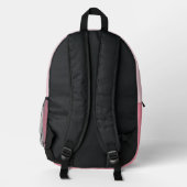Sac À Dos Imprimé Joli éléphant rose (Verso)