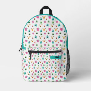 Sac À Dos Imprimé Joli Monstres adorables Colorés Enfants Garçons Pe