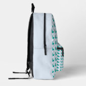 Sac À Dos Imprimé Joli oiseau bleu (Gauche)