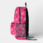Sac À Dos Imprimé Joli point rose chaud fille (Droite)