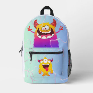 Sac À Dos Imprimé Joli Sew Kids School Monster Backbags