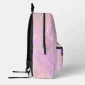 Sac À Dos Imprimé Joli Unicorn rose Faux Parties scintillant monogra (Gauche)