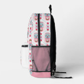 Sac À Dos Imprimé Jolie école de filles roses (Droite)