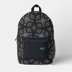 Sac À Dos Imprimé Jolie fille Mandala Motif Monogrammes Initiales