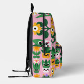 Sac À Dos Imprimé Jolie impression de plante en pot personnalisable (Gauche)