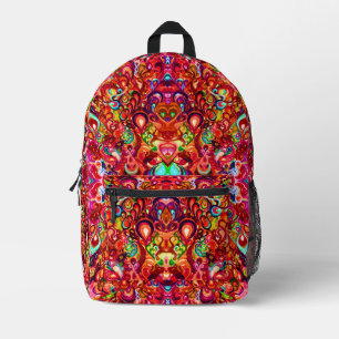 Sac À Dos Imprimé Jolie peinture tourbillon abstraite colorée