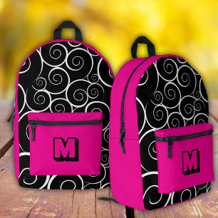 Sac À Dos Imprimé  Jolies filles à motif rose chaud 