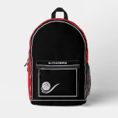 Sac À Dos Imprimé Joueur de basket, Équipe de basket, Cadeau d'anniv (Recto)