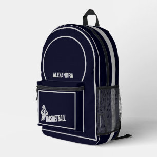 Sac À Dos Imprimé Joueur de basket, Équipe de basket, Cadeau d'anniv