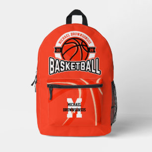 Sac À Dos Imprimé Joueur d'équipe de collège Basketball
