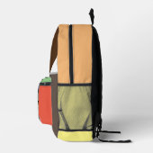 Sac À Dos Imprimé Journée rapide d'école avec un chat d'amour (Droite)