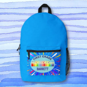 Sac À Dos Imprimé Jours scolaires ! Première année personnalisée